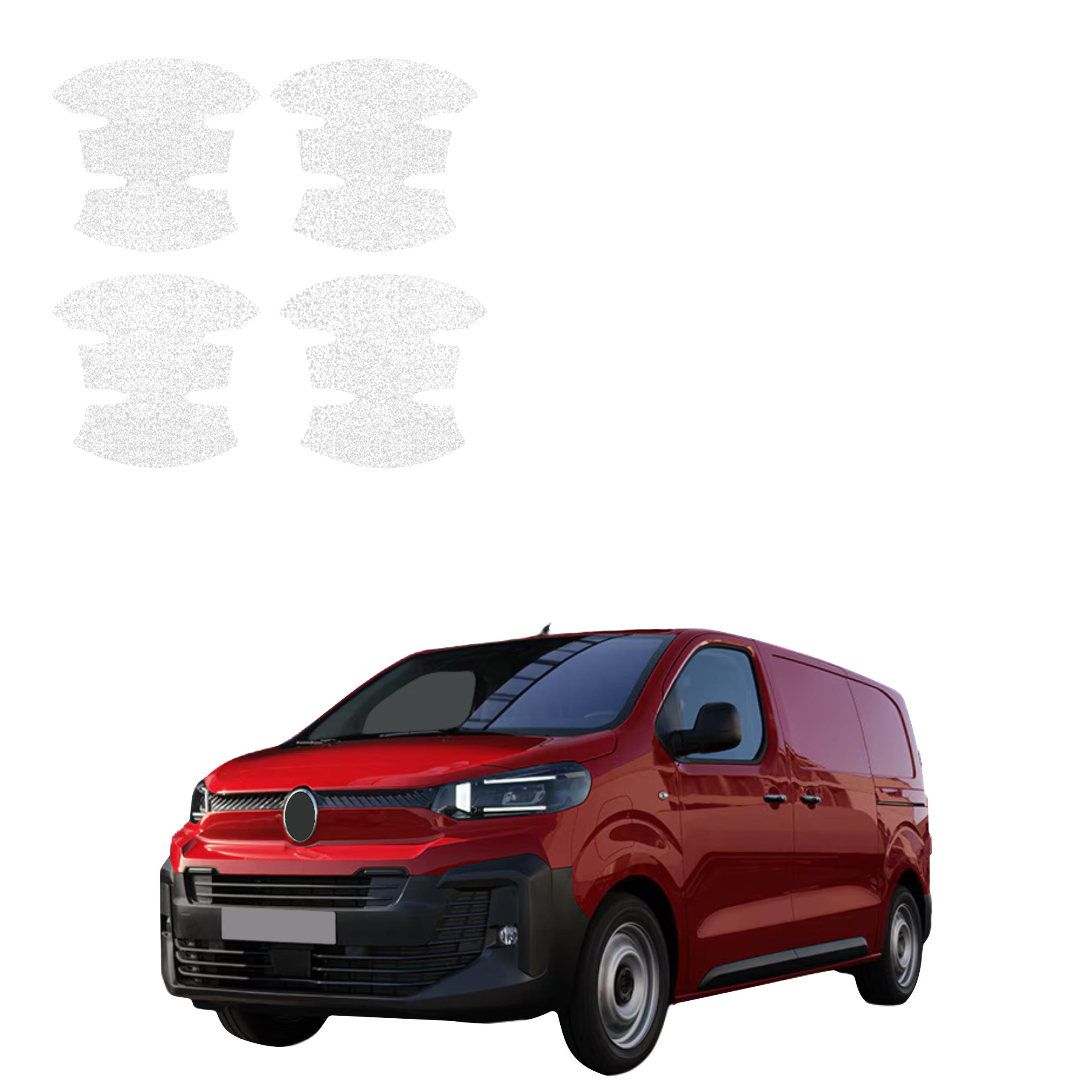 4w1 Biała powłoka techniczna Grizz Protector pod klamki Citroen Jumpy (2024-2026)