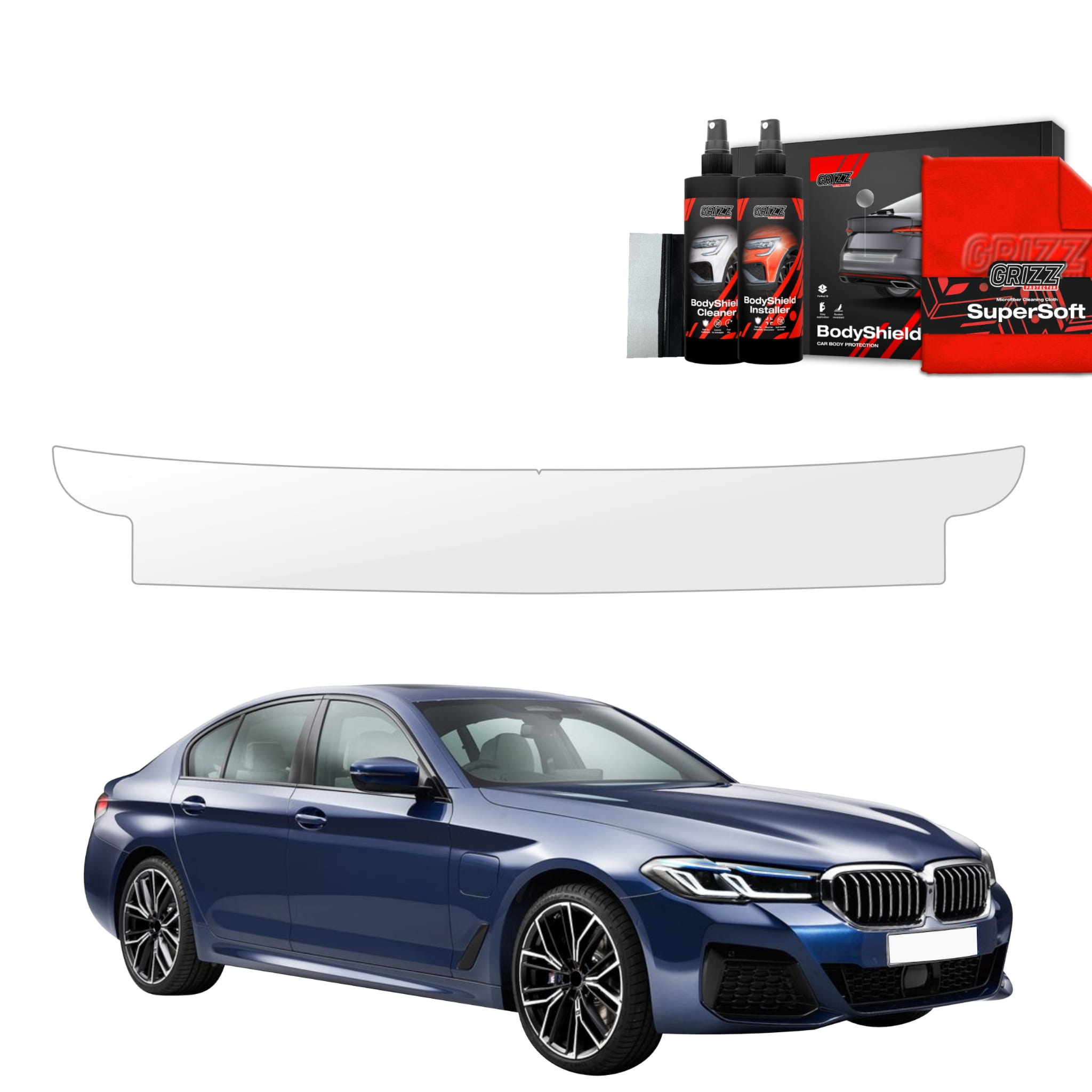 Folia ochronna Grizz Protector na próg bagażnika do BMW 5 G30 Sedan (2023-2026)