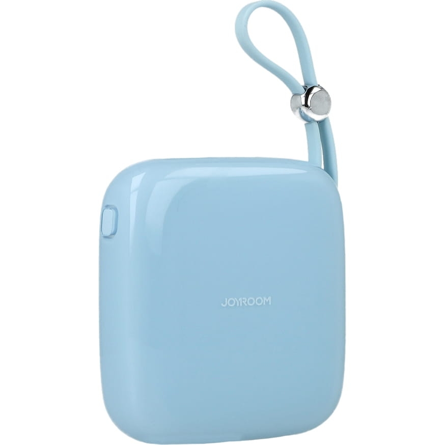 Image of Powerbank Joyroom Jelly Series 10000mAh 12W USB-C/USB-A, z kablem USB-C, niebieski