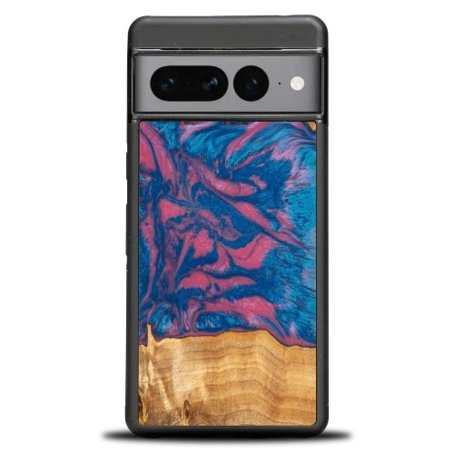 Image of Drewniane etui do Google Pixel 7, Bewood Unique Neons Vegas