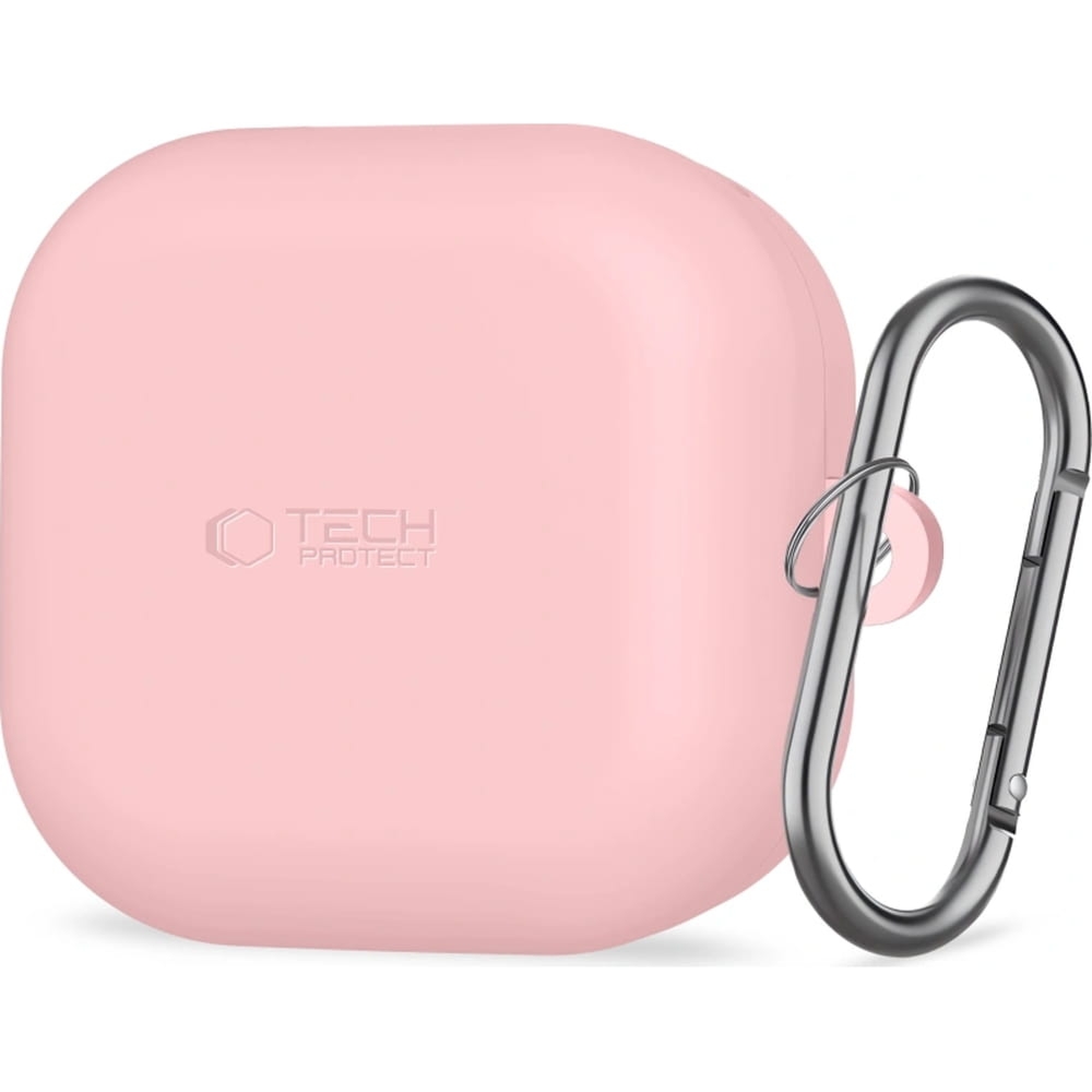 Etui Tech-Protect Silicone Hook do Galaxy Buds 4 / 4 Pro, różowe