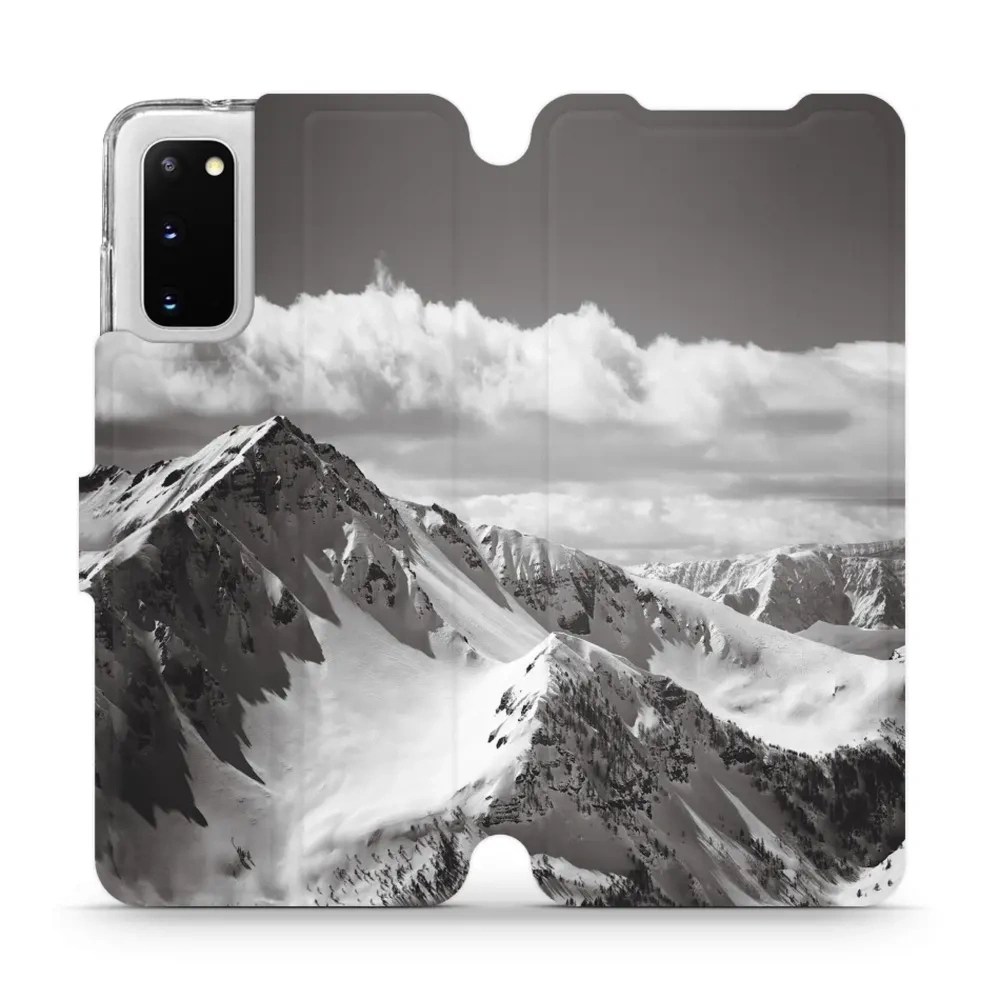 Etui z klapką do Galaxy S20, Mobiwear Book, górski szczyt