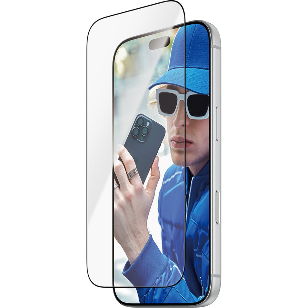 Szkło hartowane na cały ekran PanzerGlass Ultra-Wide Fit do iPhone 18 Pro / 17 Pro z czarną ramką