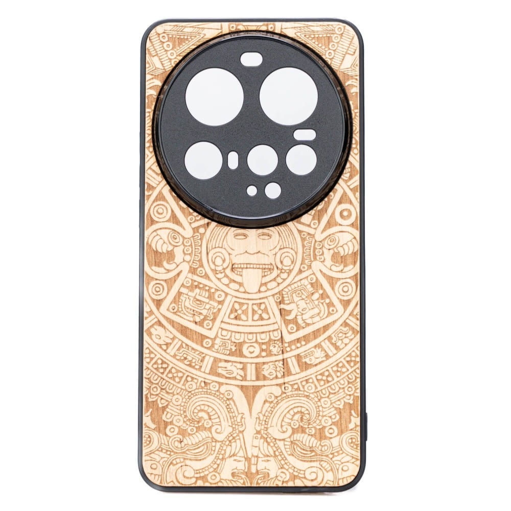 Drewniane etui do Xiaomi 15 Ultra, Bewood Kalendarz Aztecki Aniegre