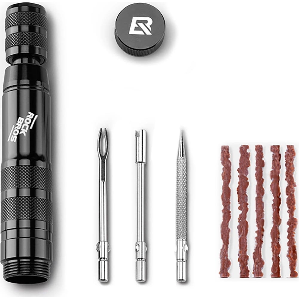 Image of Zestaw naprawczy Rockbros Tyre Repair Tool do opon bezdętkowych tubeless, czarny