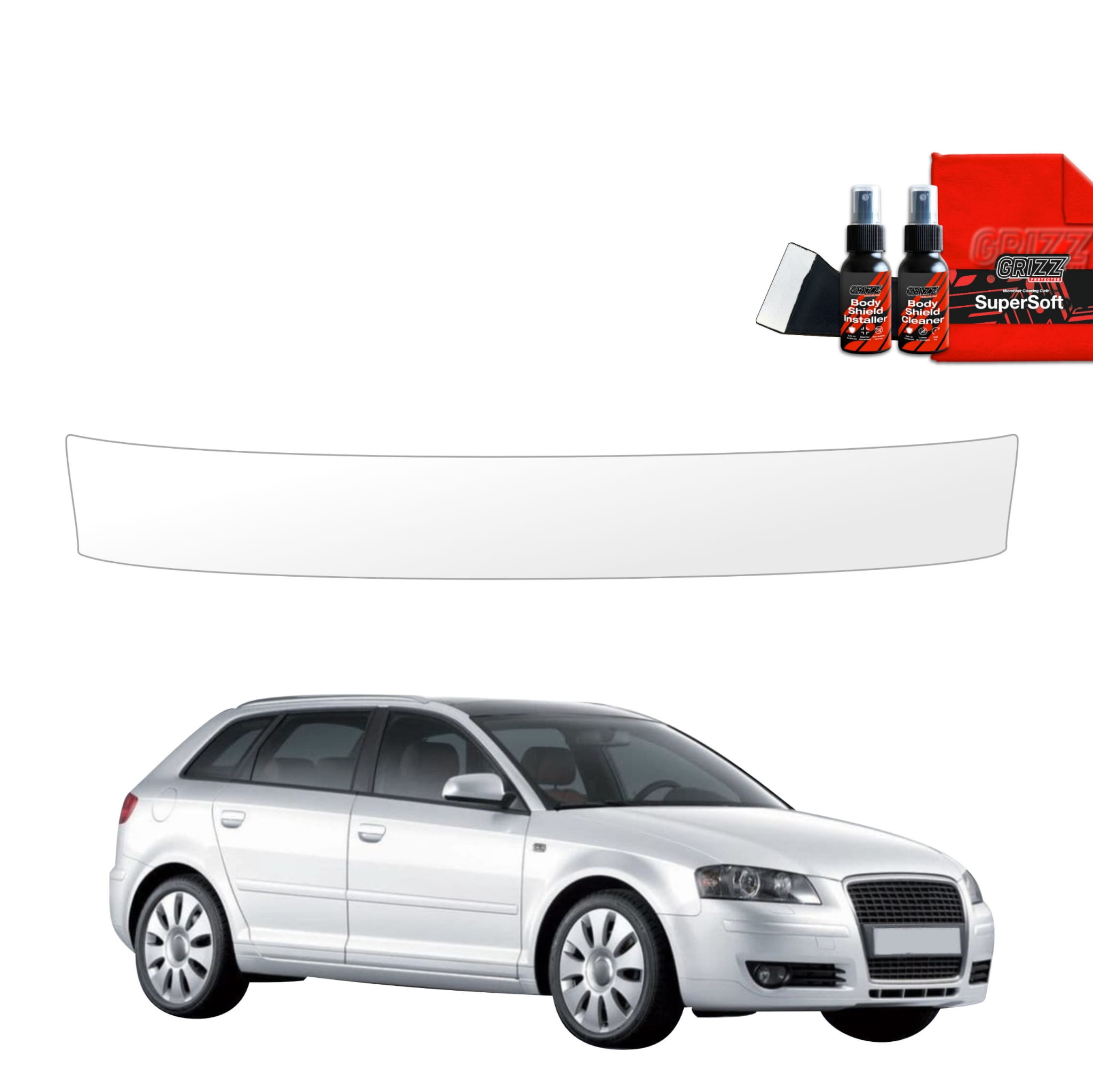 Folia ochronna na próg bagażnika Grizz Protector do Audi A3 8P Hatchback 5D (2008-2012)