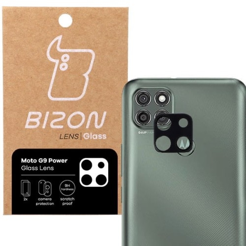 Image of Szkło na aparat Bizon Glass Lens dla Moto G9 Power, 2 sztuki