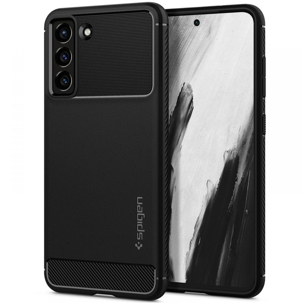 Image of OUTLET: Etui Spigen Rugged Armor Galaxy S21 FE, czarne