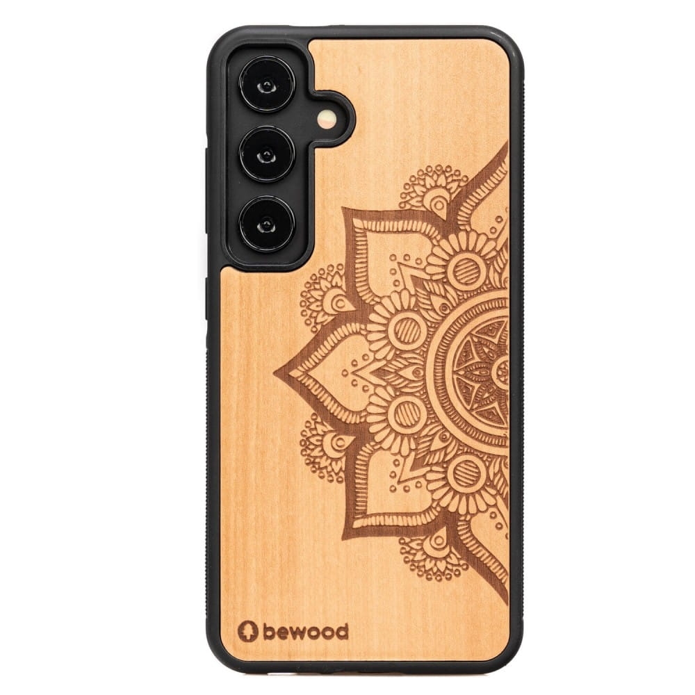 Image of Drewniane etui do Galaxy S25, Bewood Mandala Jabłoń