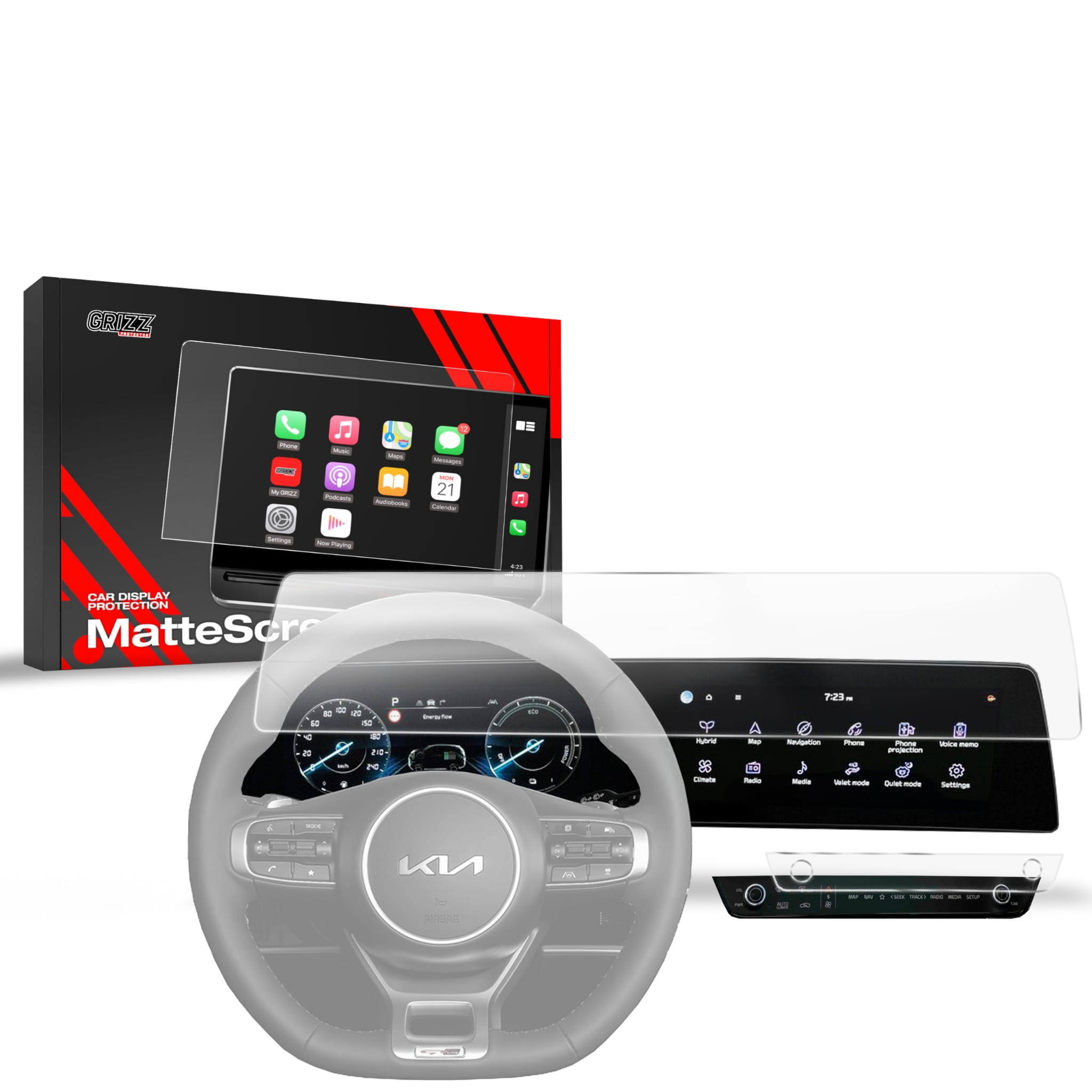 Folia matowa 2w1 Grizz Protector do Kia Sportage 5 Business Line (2021-2024)