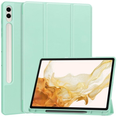 Image of Etui Bizon Case Tab Lizard do Galaxy Tab S10 Plus / S9 Plus, miętowe