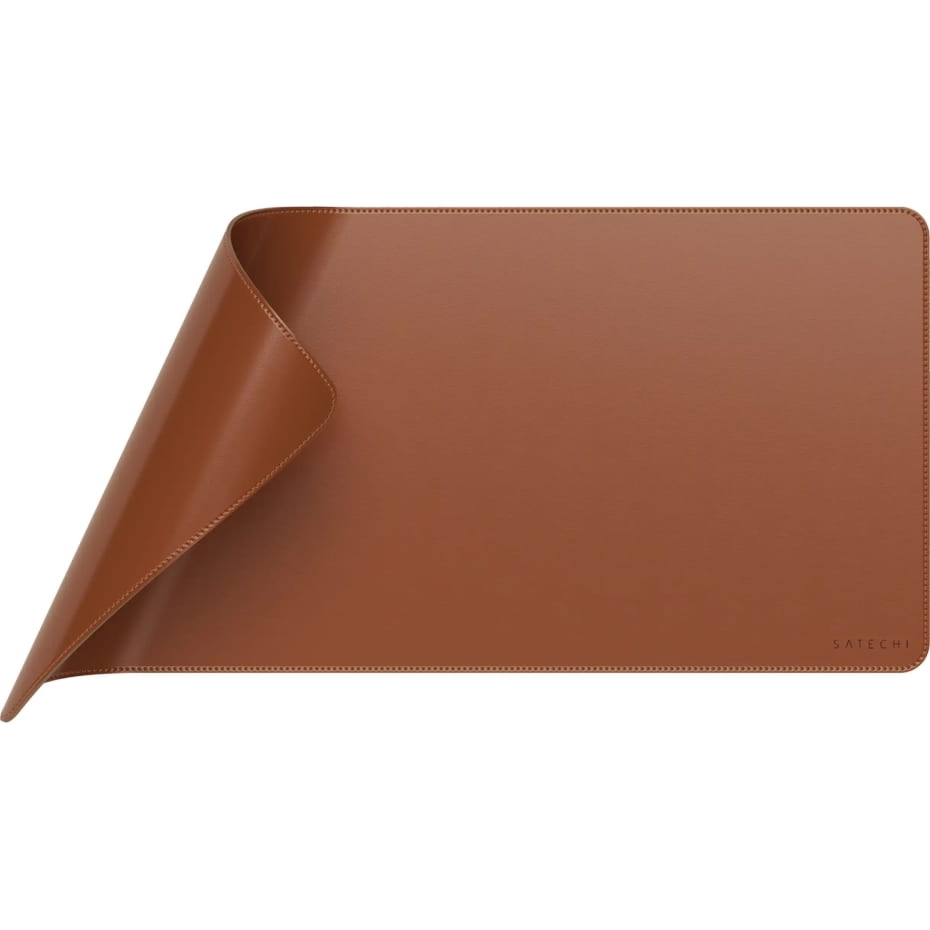 Podkładka na biurko ze skóry wegańskiej, Satechi Premium Desk Mat, brązowa