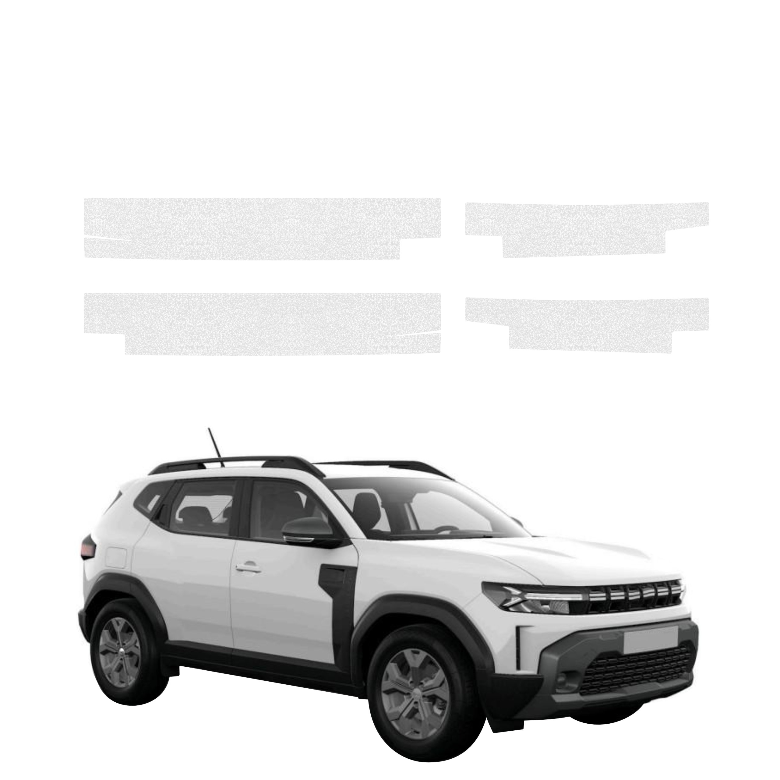 4w1 Bezbarwna powłoka techniczna Grizz Protector na progi Dacia Duster (2024-2026)