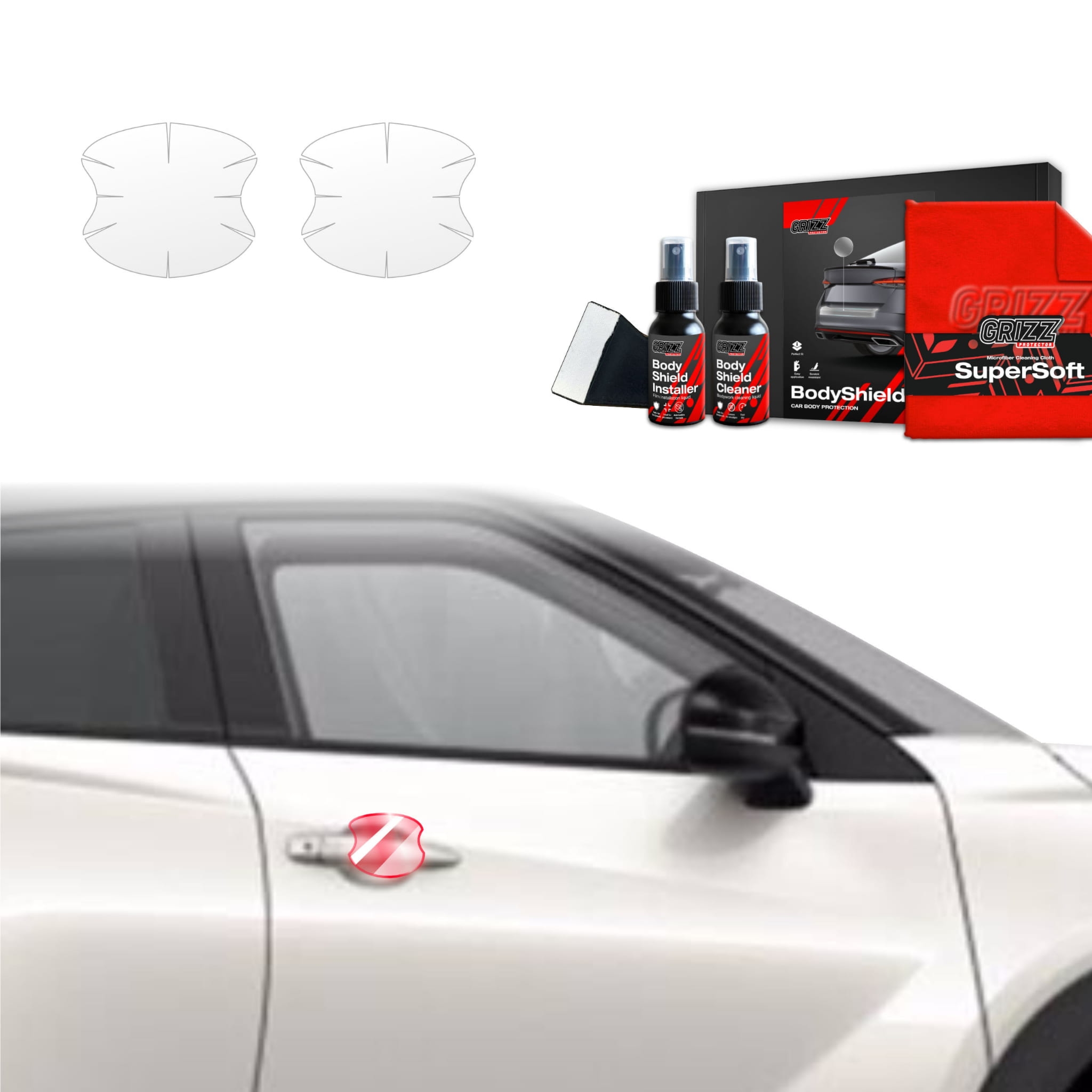 2w1 Folia ochronna Grizz Protector pod klamki do Nissan Juke Facelift (2024-2026)