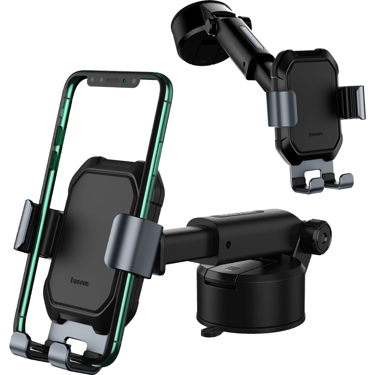 OUTLET: Uchwyt samochodowy na telefon Baseus Tank Gravity, czarny