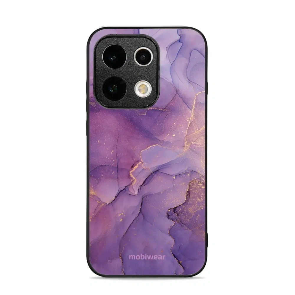 Etui ochronne do Oppo Reno16 5G, Mobiwear Glossy Case, fioletowe