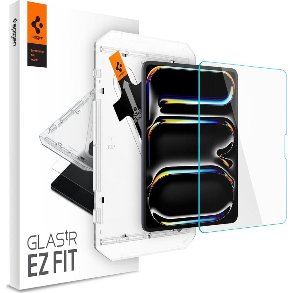 OUTLET: Szkło do etui + Aplikator Spigen Glas.tr EZ Fit 1-Pack do iPad Pro 13″ 2025 / 2024