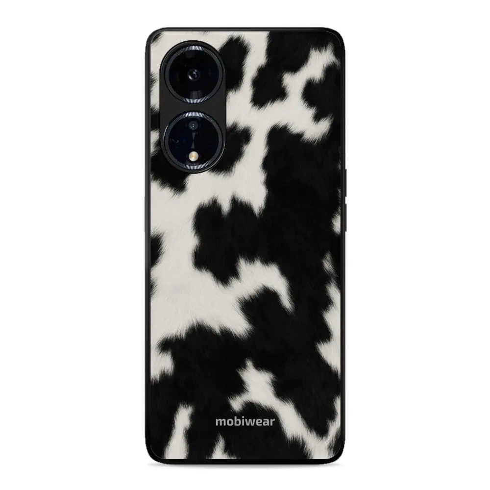Etui ochronne do Oppo A98 5G, Mobiwear Glossy Case, krowie futerko