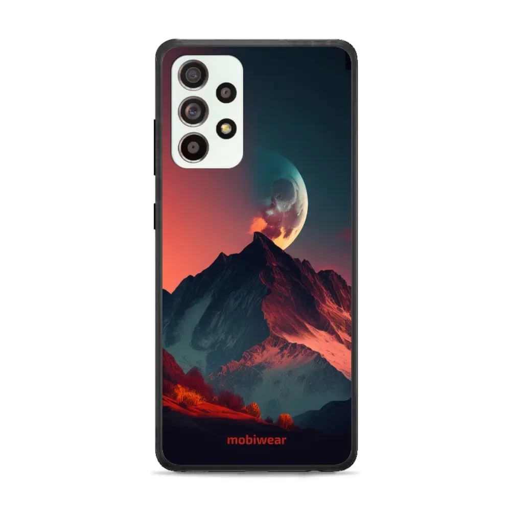 Etui ochronne do Galaxy A52, Mobiwear Glossy Case, górski zmierzch