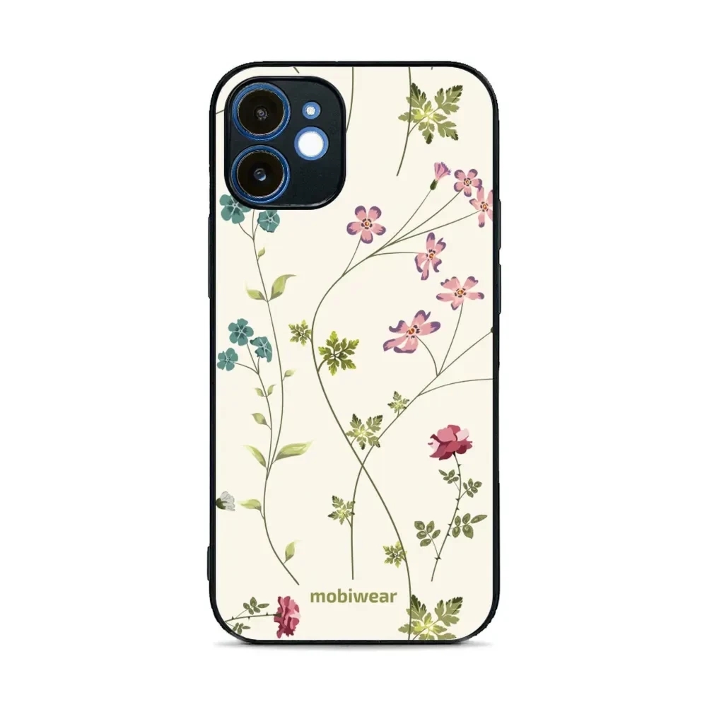 Etui ochronne do iPhone 12, Mobiwear Glossy Case, sielski kwiat