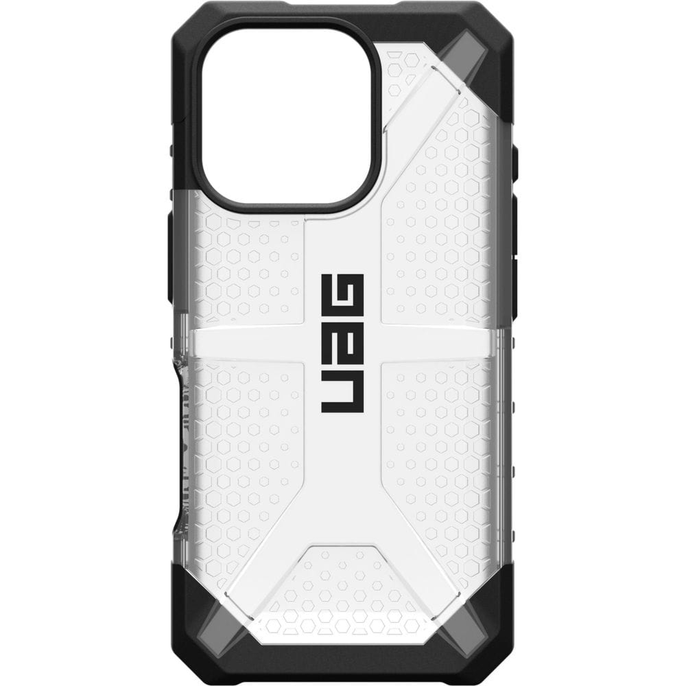 OUTLET: Etui pancerne UAG Plasma do iPhone 16 Pro, przezroczyste z czarną ramką