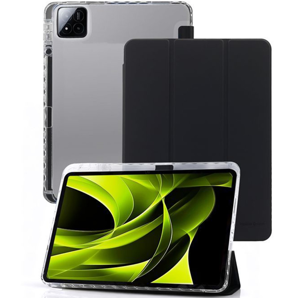 Etui Mobile Origin Easy Tablet Case do Xiaomi Pad 7, czarno-przezroczyste