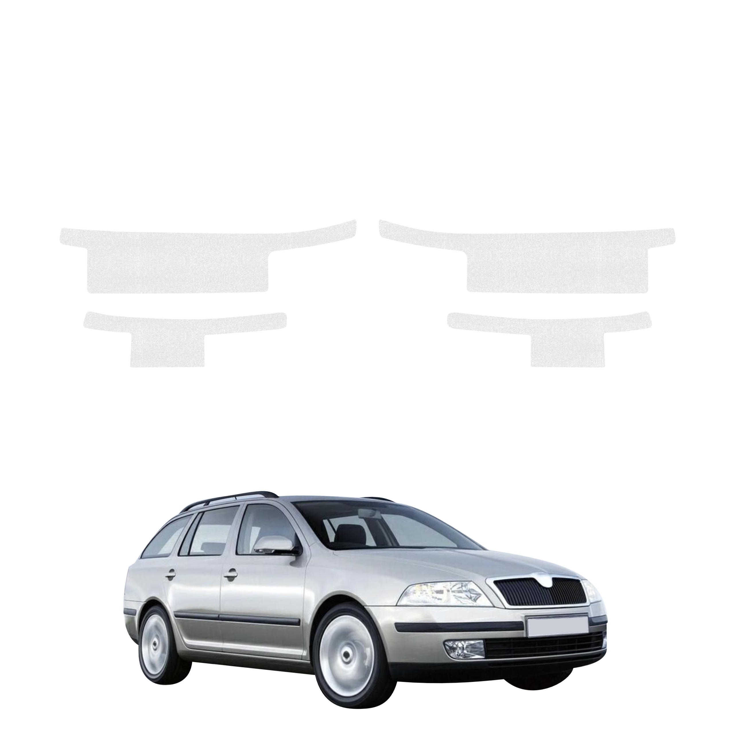 4w1 Bezbarwna powłoka techniczna Grizz Protector na progi Skoda Octavia 2 Kombi (2004-2008)