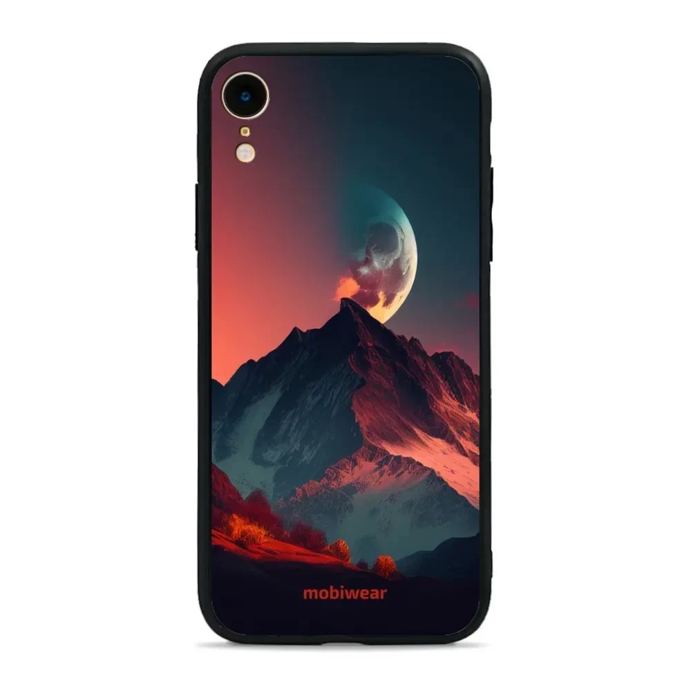 Etui ochronne do iPhone Xr, Mobiwear Glossy Case, górski zmierzch