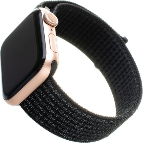 Image of Nylonowy pasek Fixed Nylon Strap do Apple Watch 41/40/38 mm, czarny