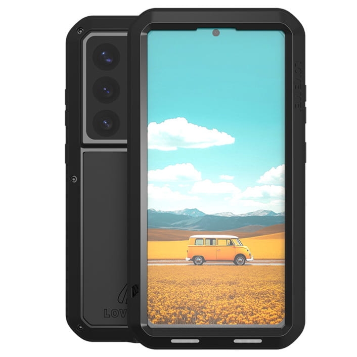 Etui pancerne + szkło LOVE MEI Powerful do Galaxy S26 Plus, czarne