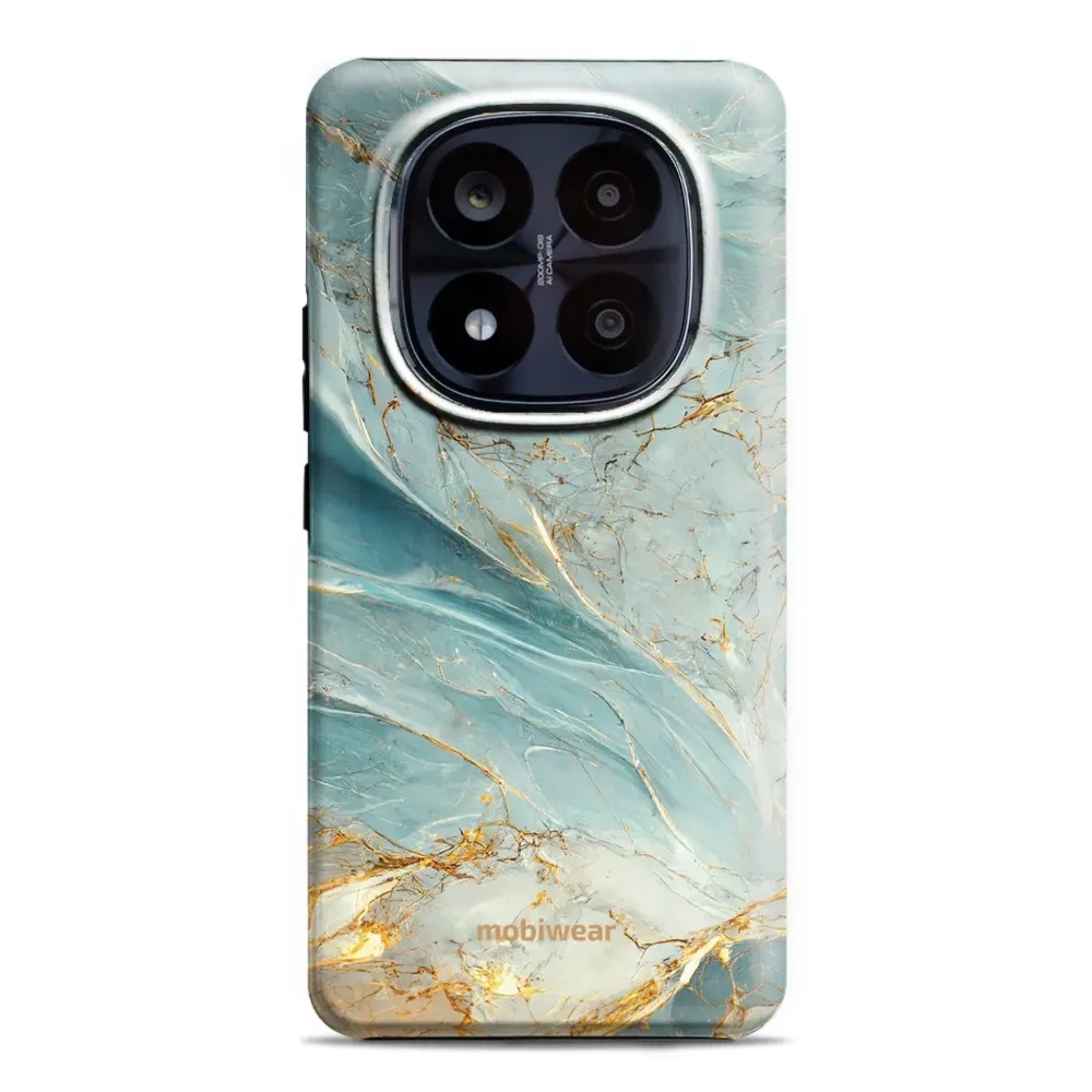 Etui ochronne do Xiaomi Redmi Note 14 Pro Plus 5G, Mobiwear Elite Pro, żyła lazuru