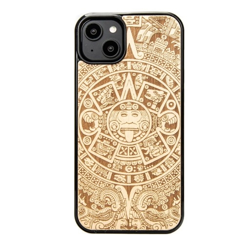 Image of Drewniane etui Bewood do iPhone 15 Plus, Kalendarz Aztecki Aniegre