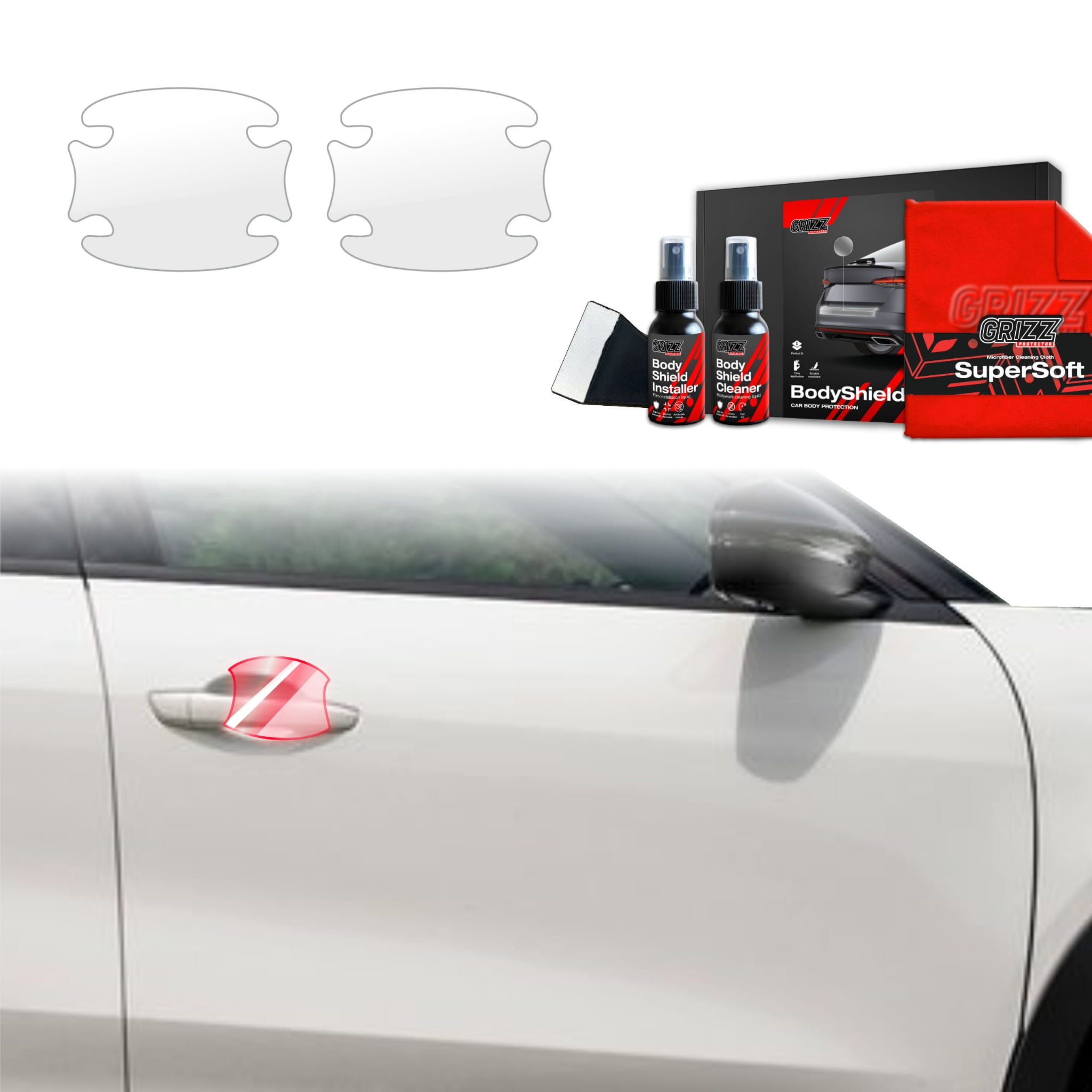 2w1 Folia ochronna Grizz Protector pod klamki do Alfa Romeo Junior (2024-2026)