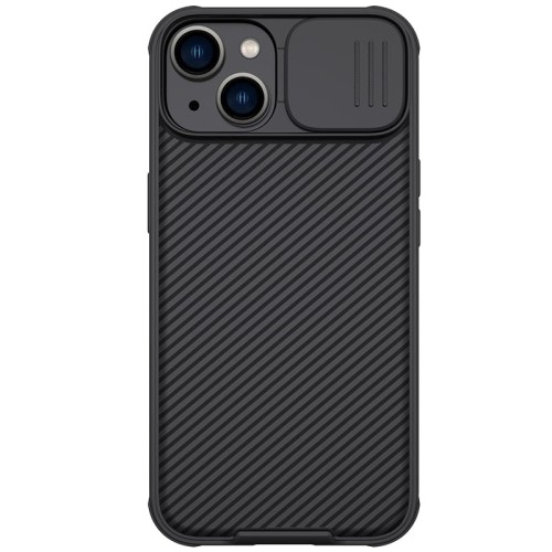 Image of Etui z ochroną aparatu Nillkin CamShield Pro Magnetic do iPhone 14, czarne