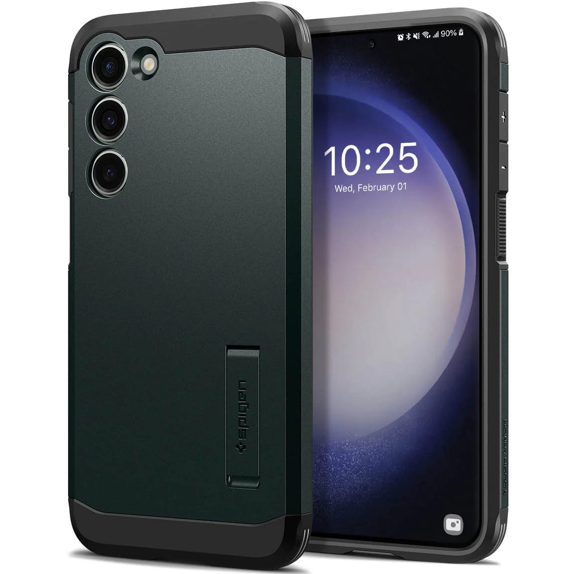 Image of Etui Spigen Tough Armor do Galaxy S23 Plus, zielone