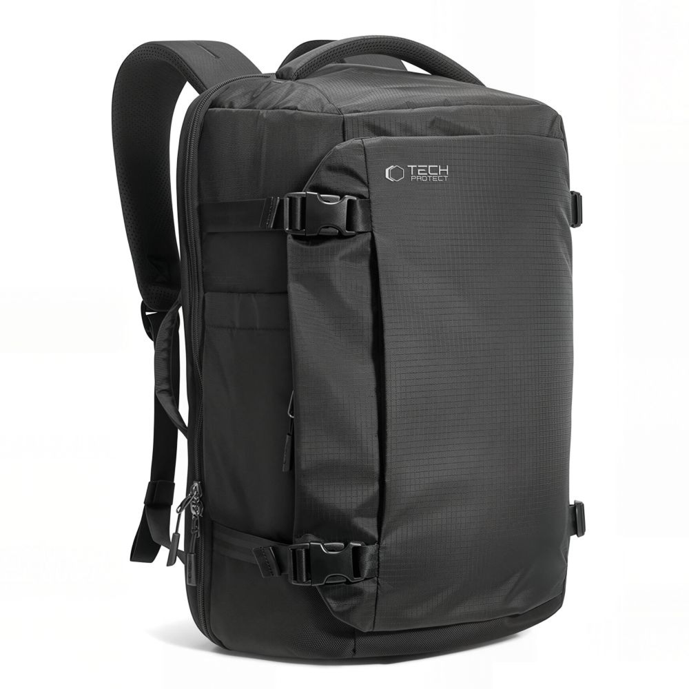 Plecak podróżny z miejscem na laptopa, 24L, Tech-Protect Defender S70, czarny