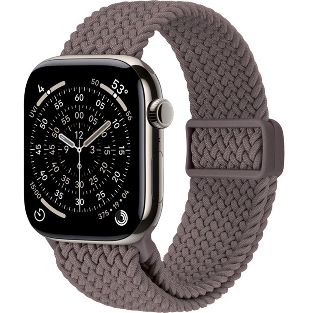 Pasek Crong Wave Band do Apple Watch 49/46/45/44 mm, brązowy