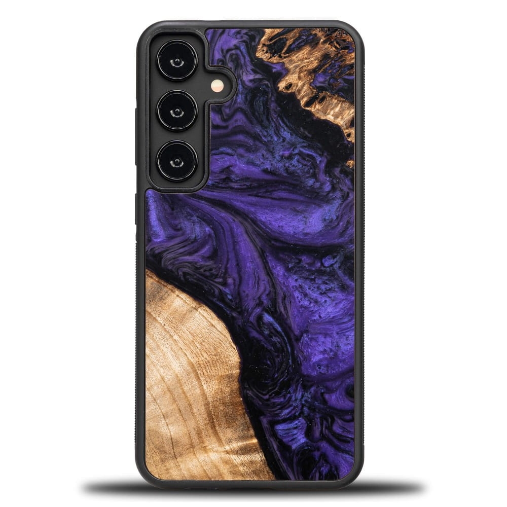 Image of Drewniane etui do Galaxy S25 Plus, Bewood Unique Violet