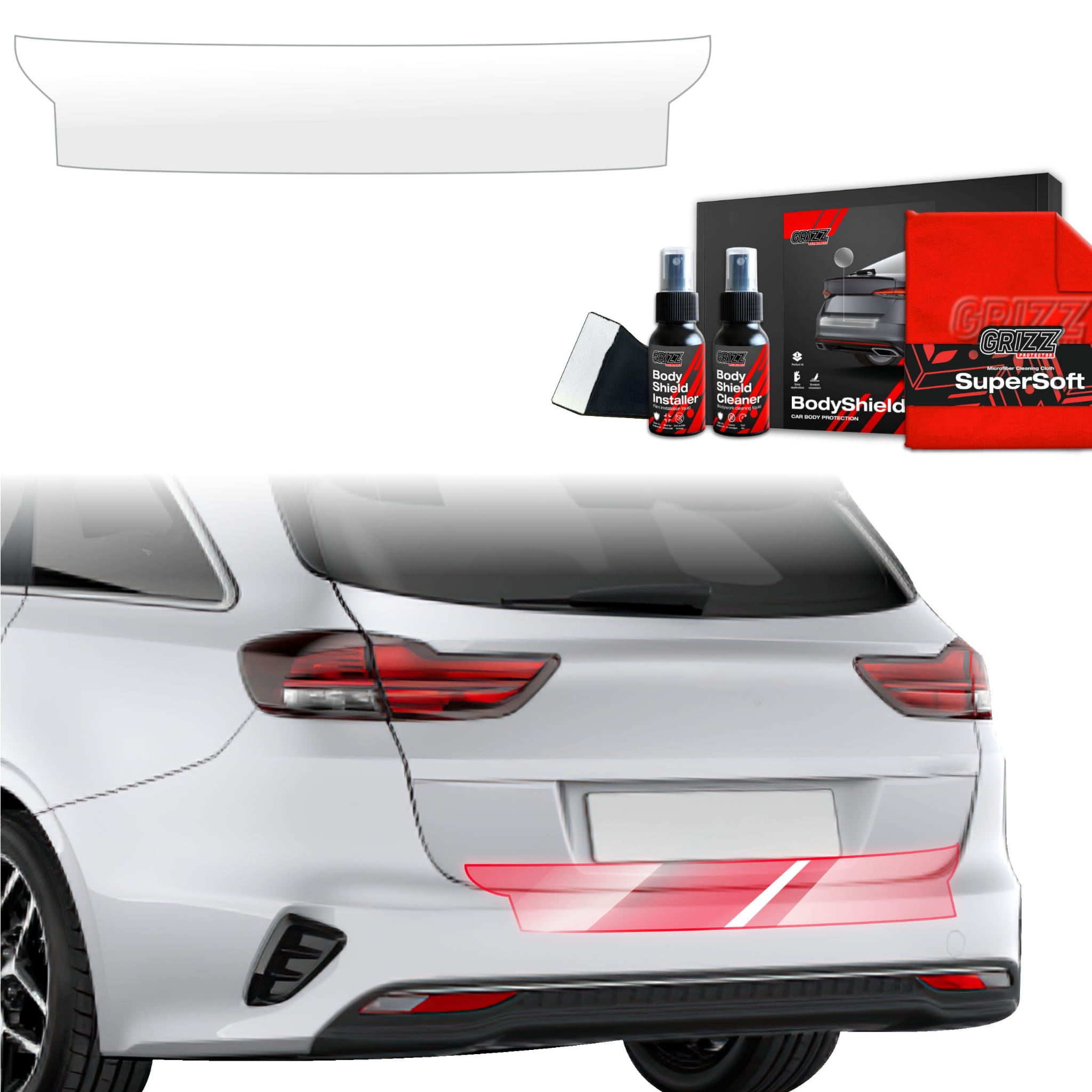 Folia ochronna na próg bagażnika Grizz Protector do Kia Ceed SW Kombi (2021-2025)
