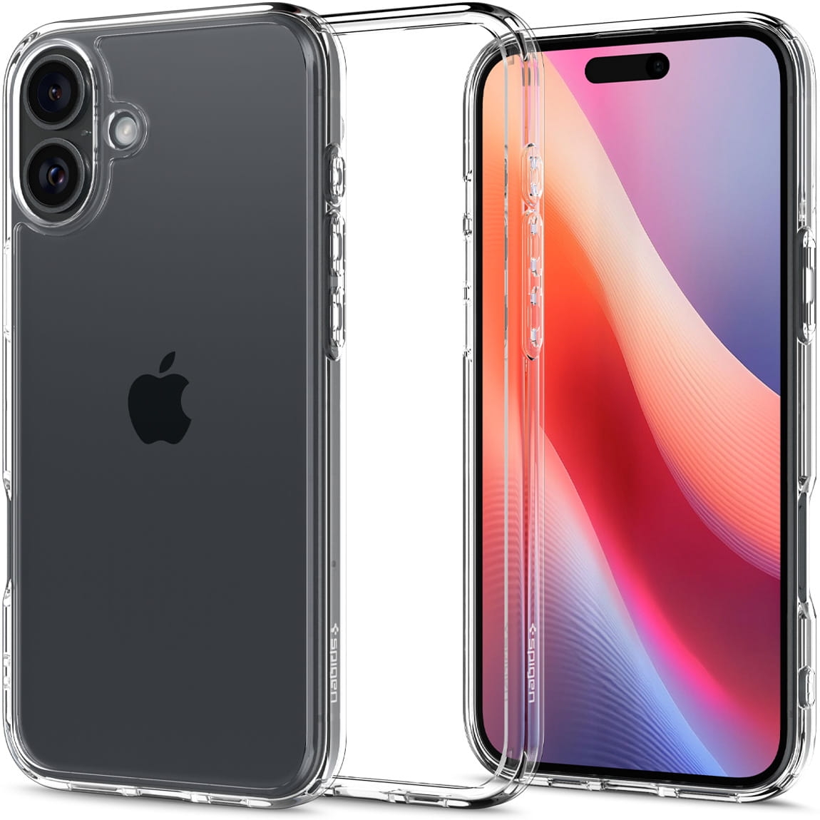 Image of Etui Spigen Crystal Hybrid do iPhone 16 Plus, przezroczyste