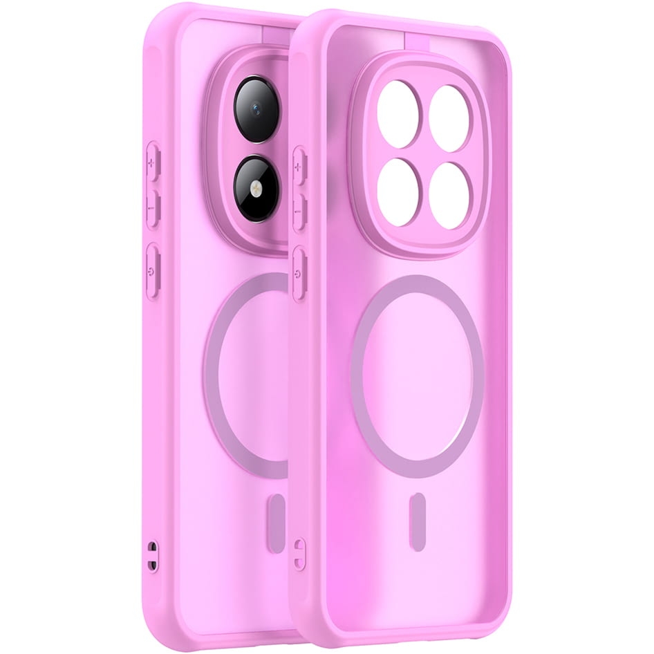 OUTLET: Etui Techsuit HaloFrost II MagSafe do Xiaomi Redmi Note 15 Pro 5G, różowe
