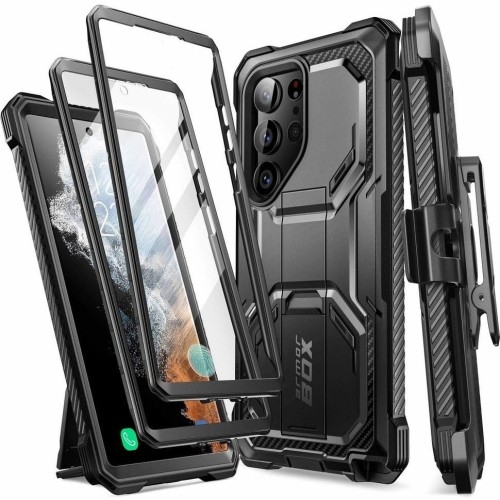 Image of Etui pancerne Supcase i-Blason Armorbox SP+noSP do Galaxy S23 Ultra 5G, czarne