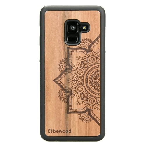 Image of Drewniane etui Bewood do Galaxy A8 2018 MANDALA JABŁOŃ