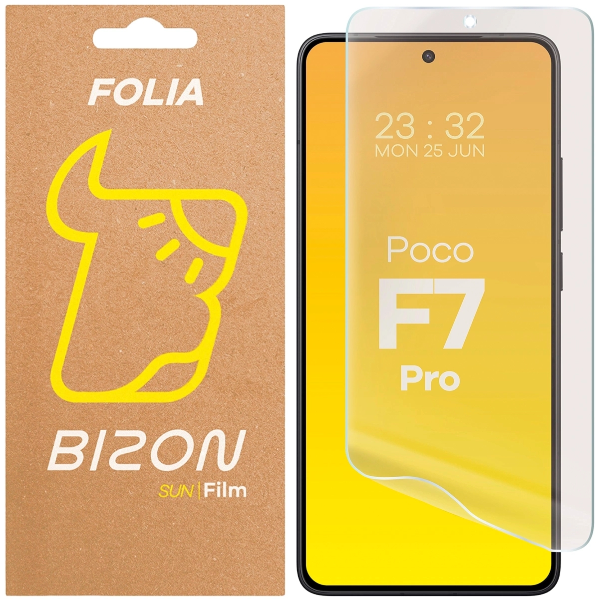 Folia matowa Bizon Film Sun do Xiaomi POCO F7 Pro, 1 sztuka