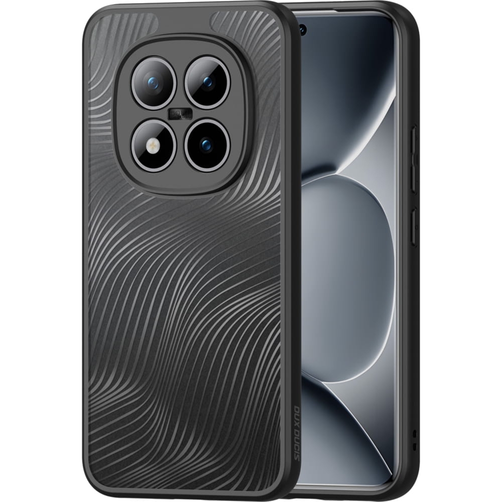 Etui Dux Ducis AIMO do Redmi Note 15 Pro Plus 5G, przezroczyste z czarną ramką