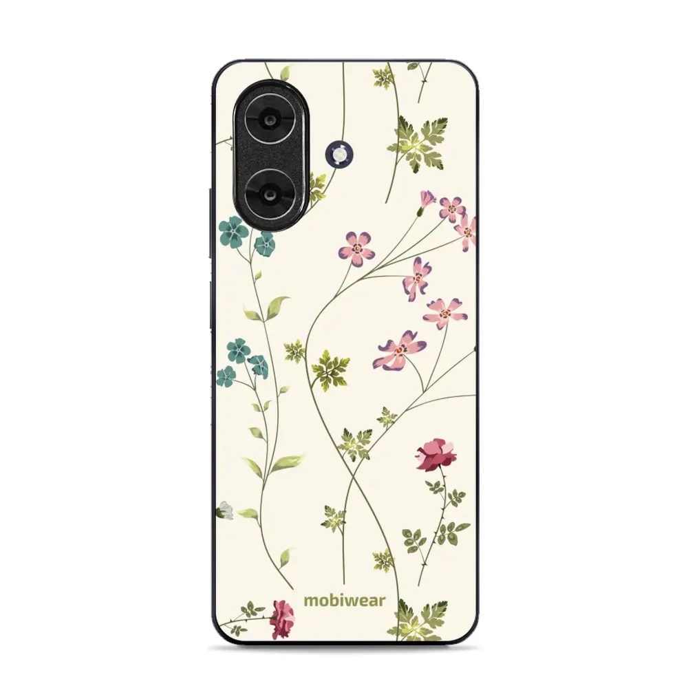 Etui ochronne do Realme Note 60, Mobiwear Glossy Case, sielski kwiat