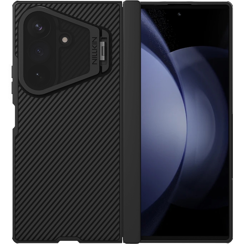 Etui z ochroną aparatu Nillkin CamShield Prop Magnetic do Galaxy Z Fold8 Ultra, czarne