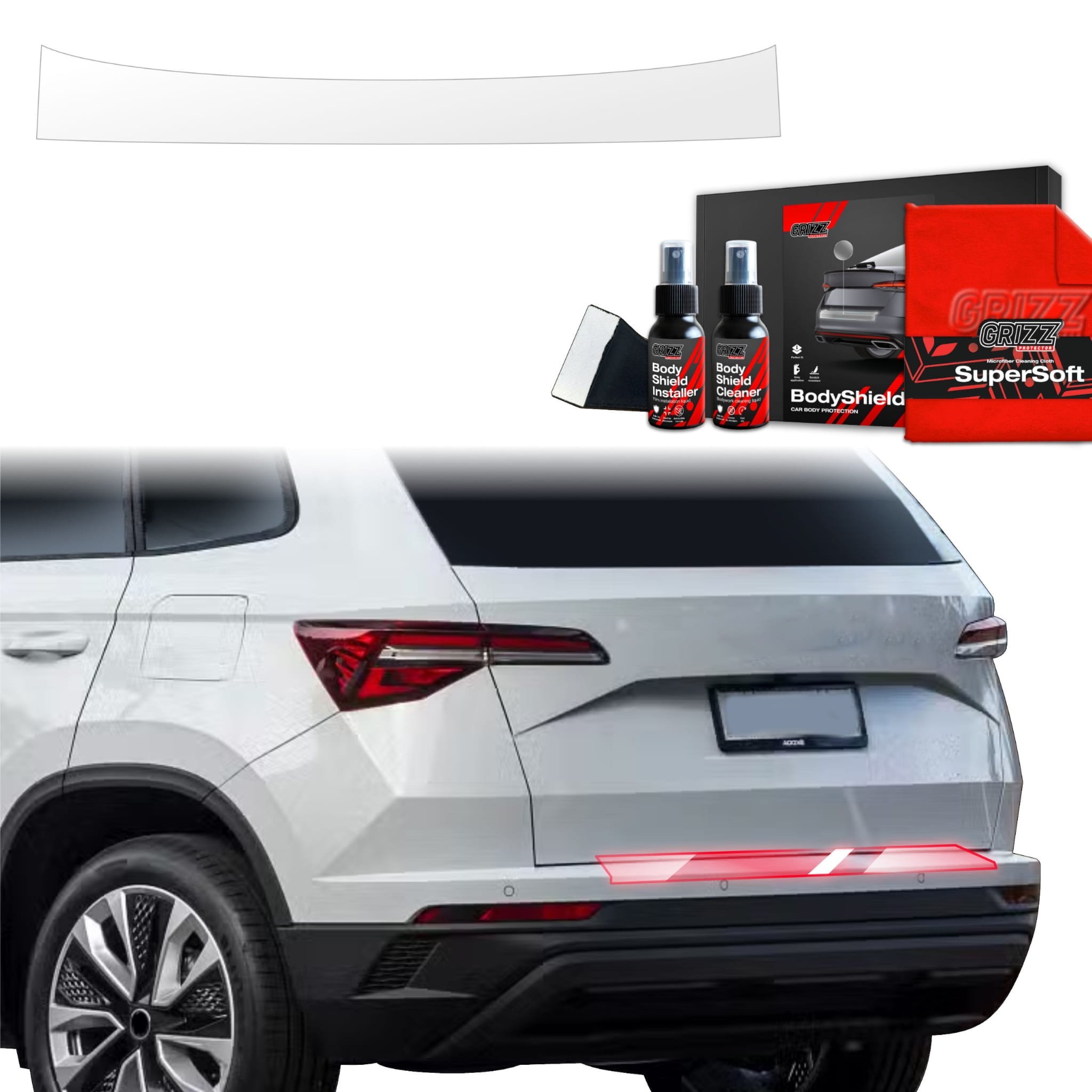 Folia ochronna Grizz Protector na próg bagażnika do Skoda Karoq (2022-2026)