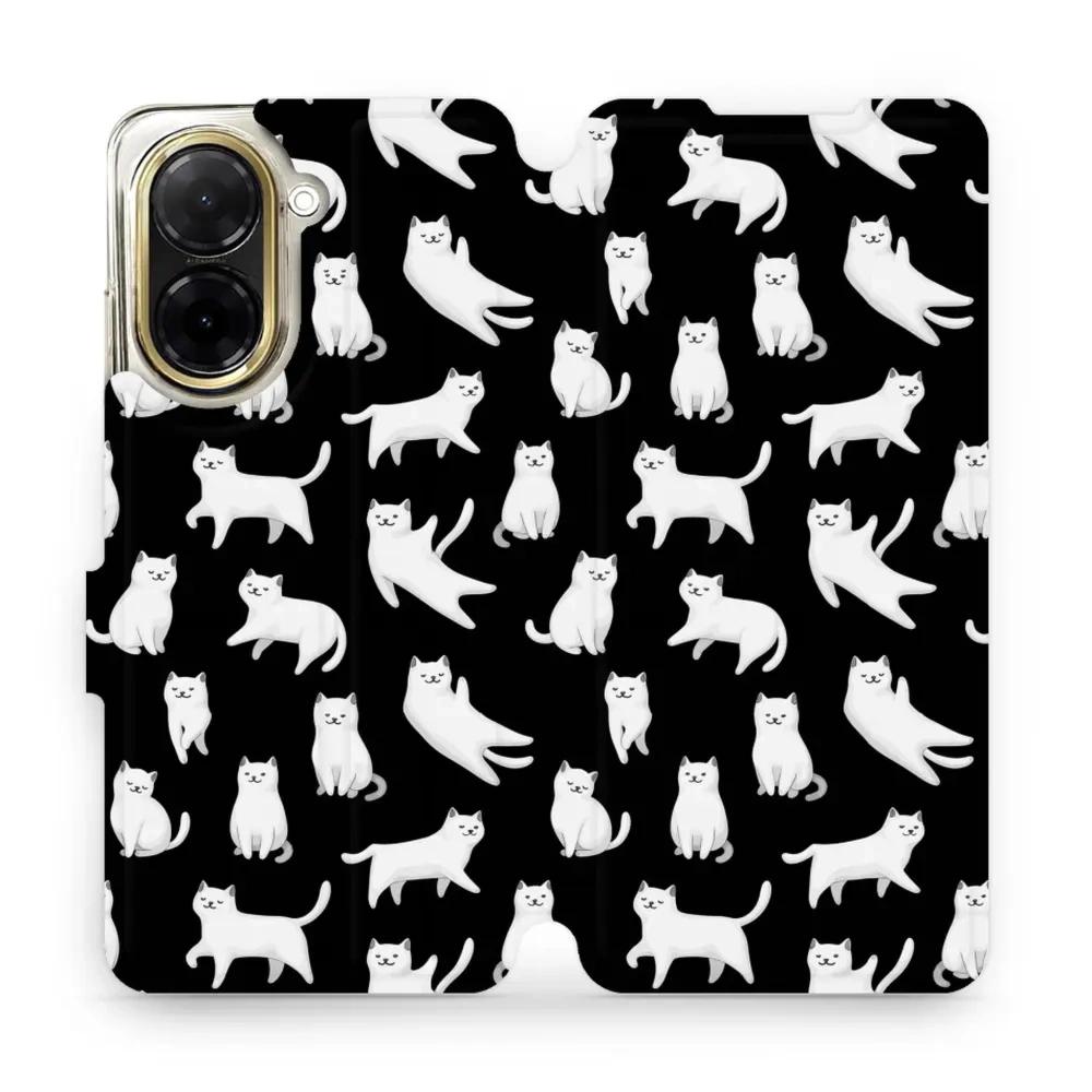 Etui z klapką do Xiaomi Redmi A5 4G, Mobiwear Book, kotki luna