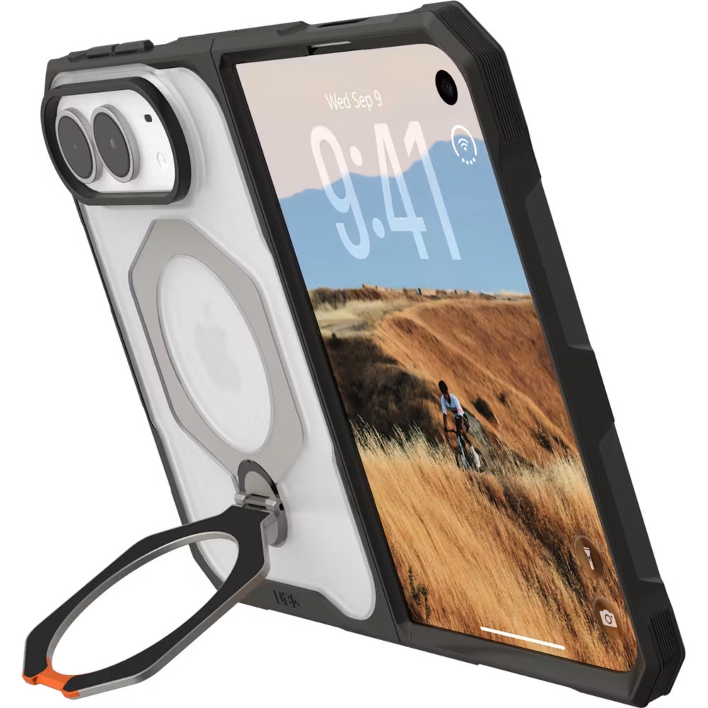 Etui UAG Mouve XTE do MagSafe do iPhone Duo, przezroczyste z czarną ramką